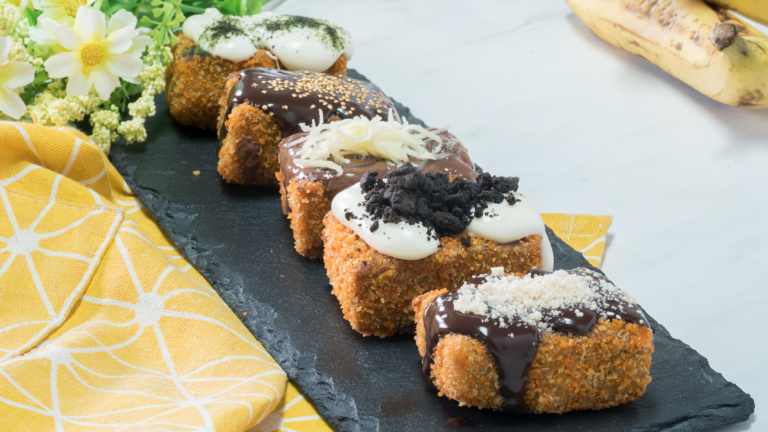 cara membuat pisang nugget