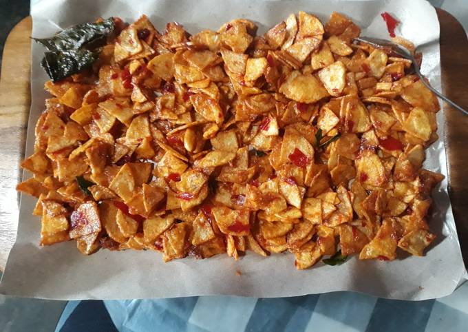 Keripik Kentang Kriuk Pedas