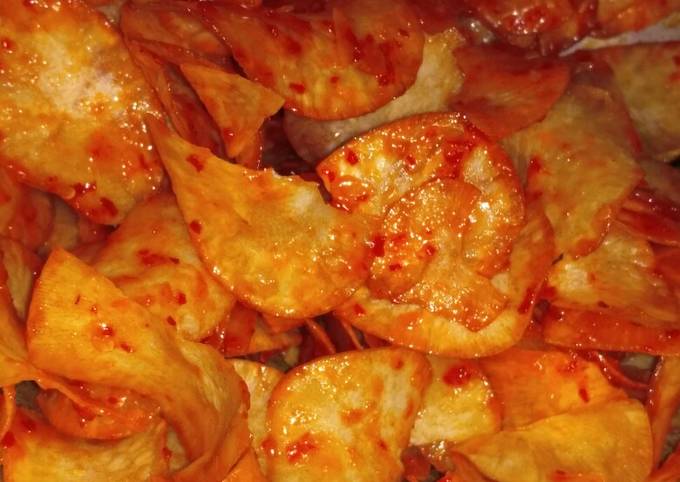 Keripik Singkong Balado Pedas Manis