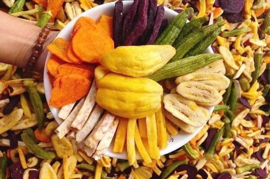 macam macam keripik buah